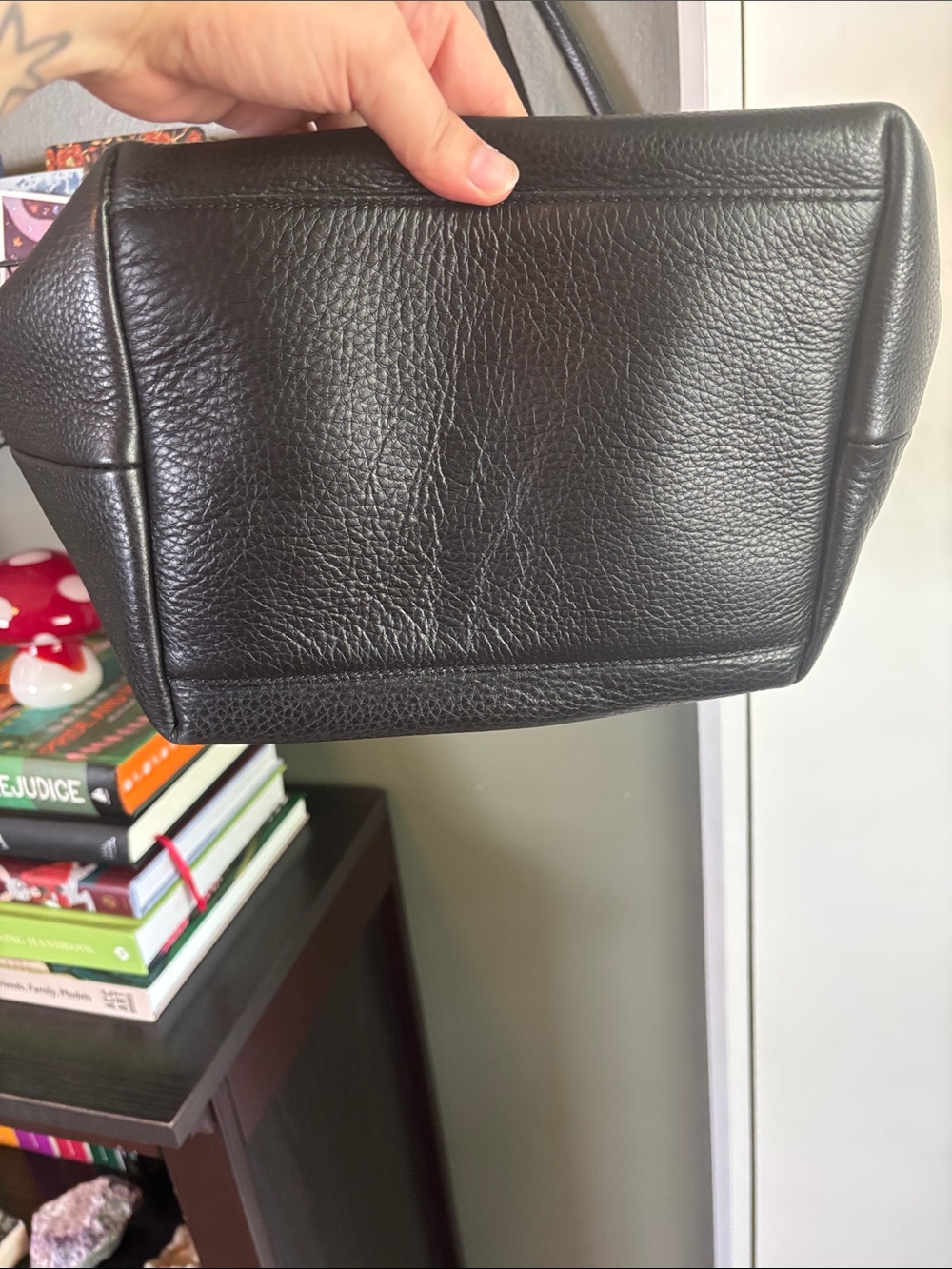 Madewell Black Pebbled Leather “shopper” Tote - Picture 2 of 6